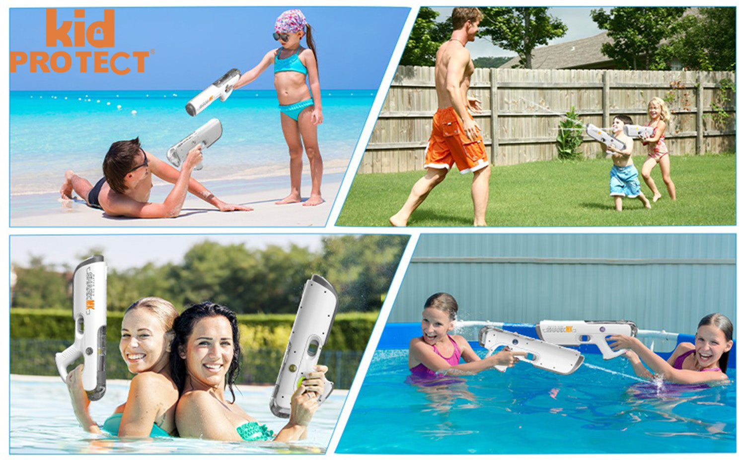 Pistol cu Apa Electric KidProtect SplashForce Pistol cu Apa Electric KidProtect SplashForce